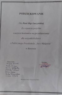Nowe stroje dla przedszkolaków