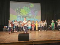 Dzieci z grupy "Jeżyki" biorą udział w festiwalu piosenki o zdrowiu