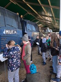 Uczniowie klas czwartych na Mazurach
