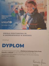 Międzynarodowy Dzień Praw Dziecka z UNICEF w naszej szkole.
