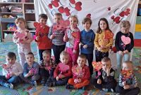 Przedszkolaki świętują Walentynki