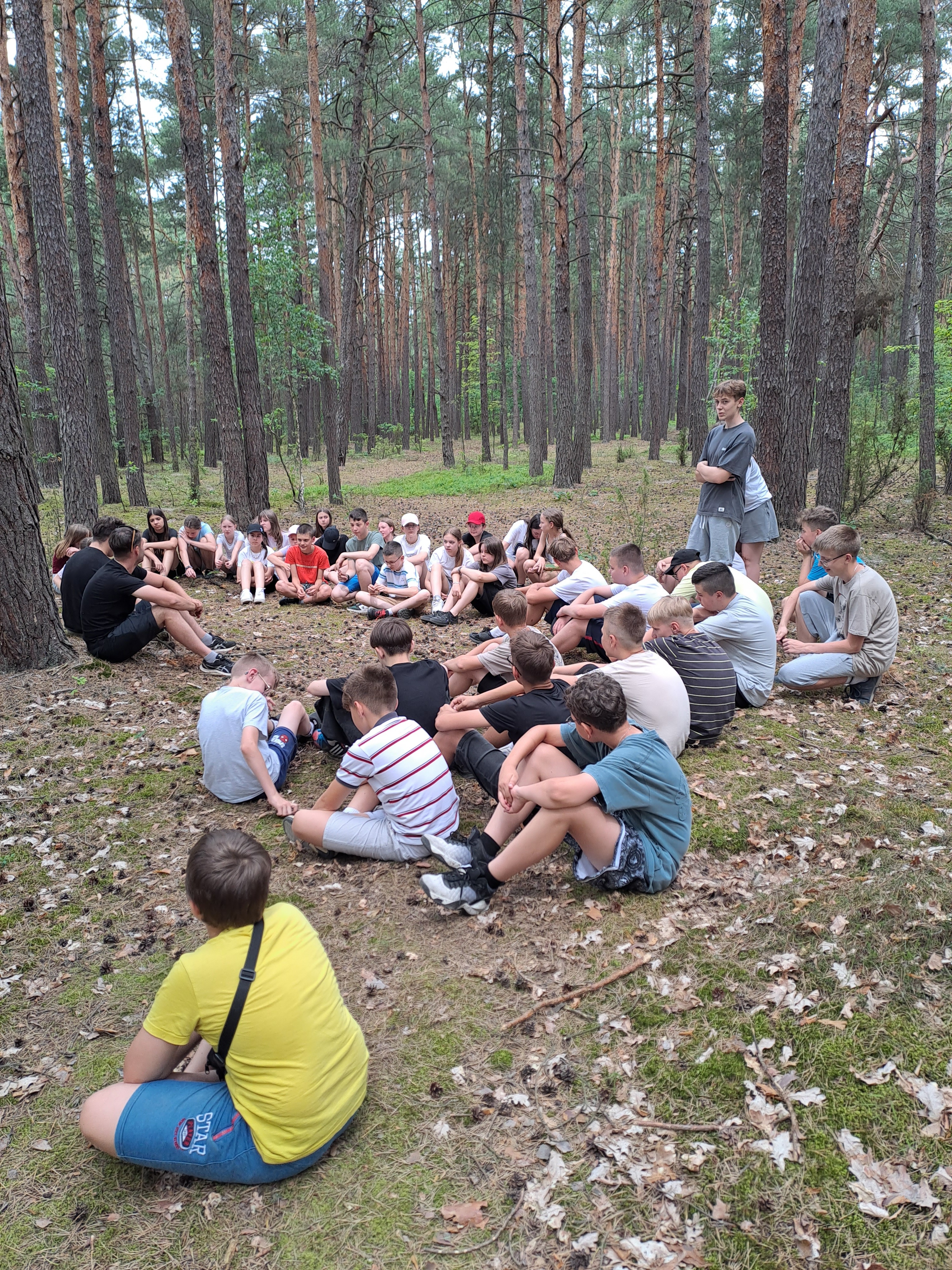 Biwak klas 6 i 5 w Polewiczu   23-24.06. 2025r.