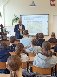 Wizyta przedstawiciela zawodu rolnika.