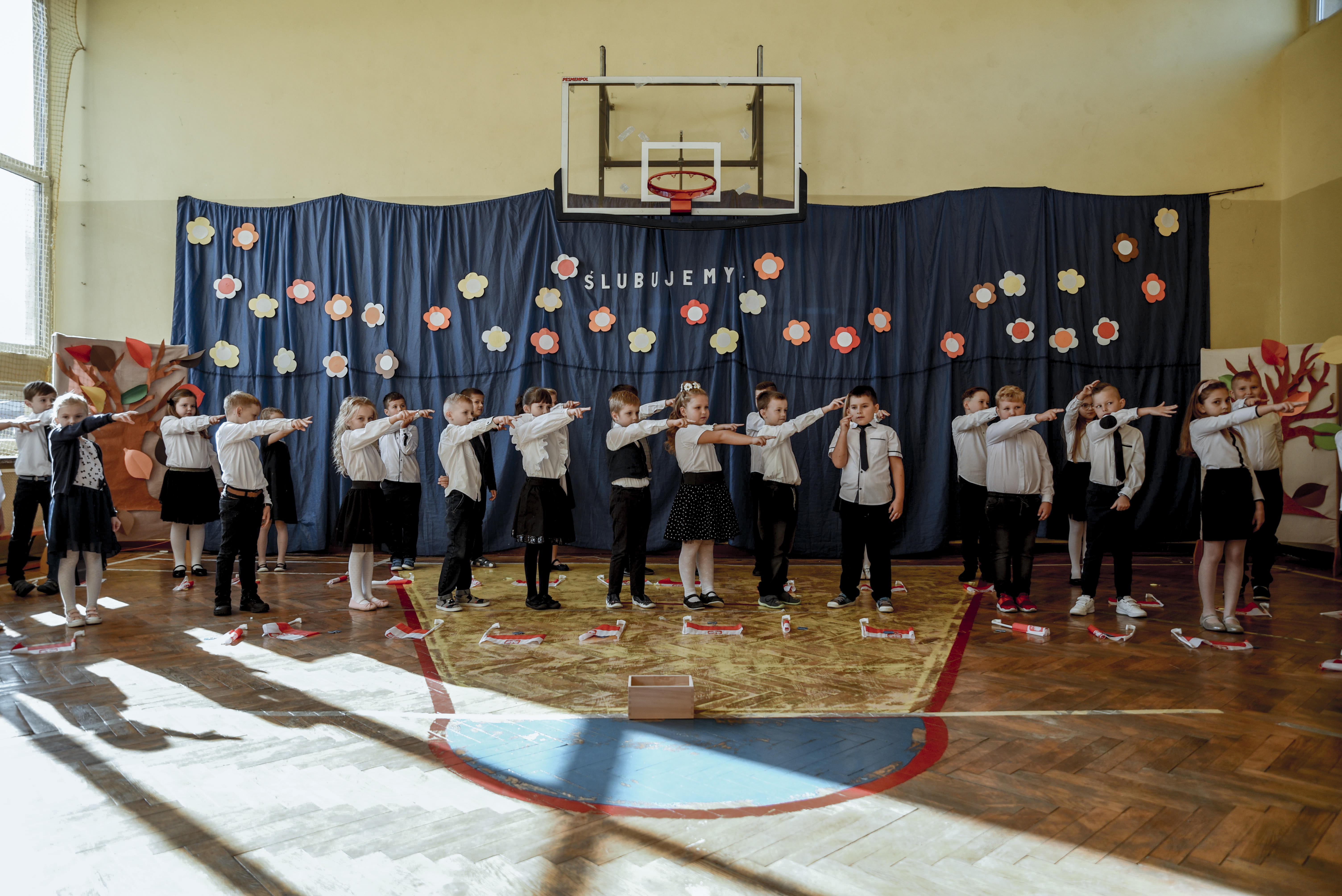 ślubowanie pierwszych klas