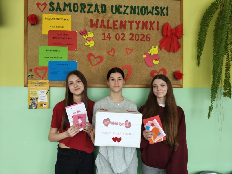 Walentynki w naszej szkole