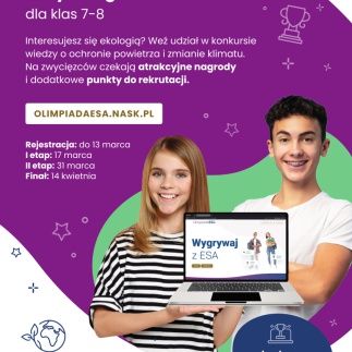  Ogólnopolska Olimpiada Antysmogowa – Konkurs Wiedzy o Powietrzu i Zmianach Klimatu